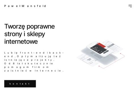 Mansfeld.pl - e-commerce design