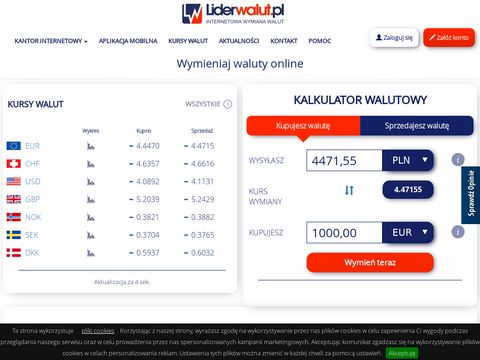 LiderWalut.pl - kantor online