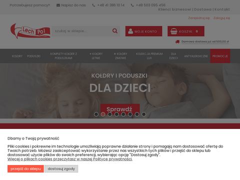 Lech-pol.eu kołdry sklep internetowy