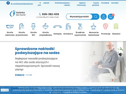 Lazienkabezbarier.com.pl dla seniora